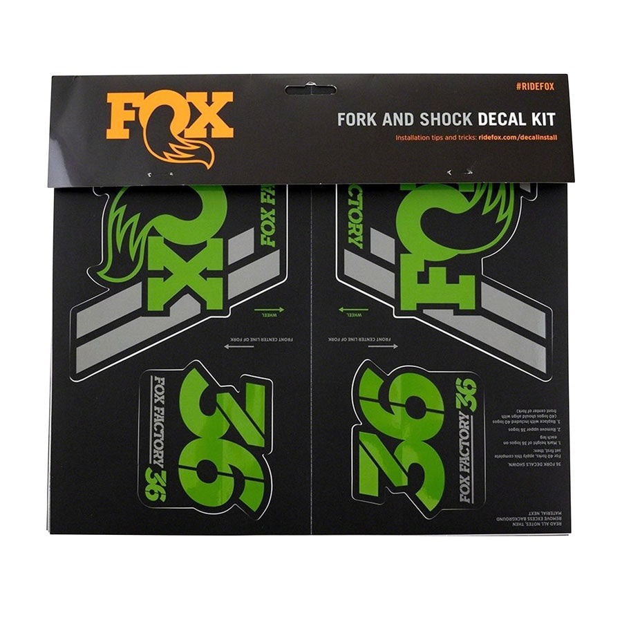 FOX Heritage Decal Kit for Forks and Shocks Green-Goodwynn'sGoodwynn's