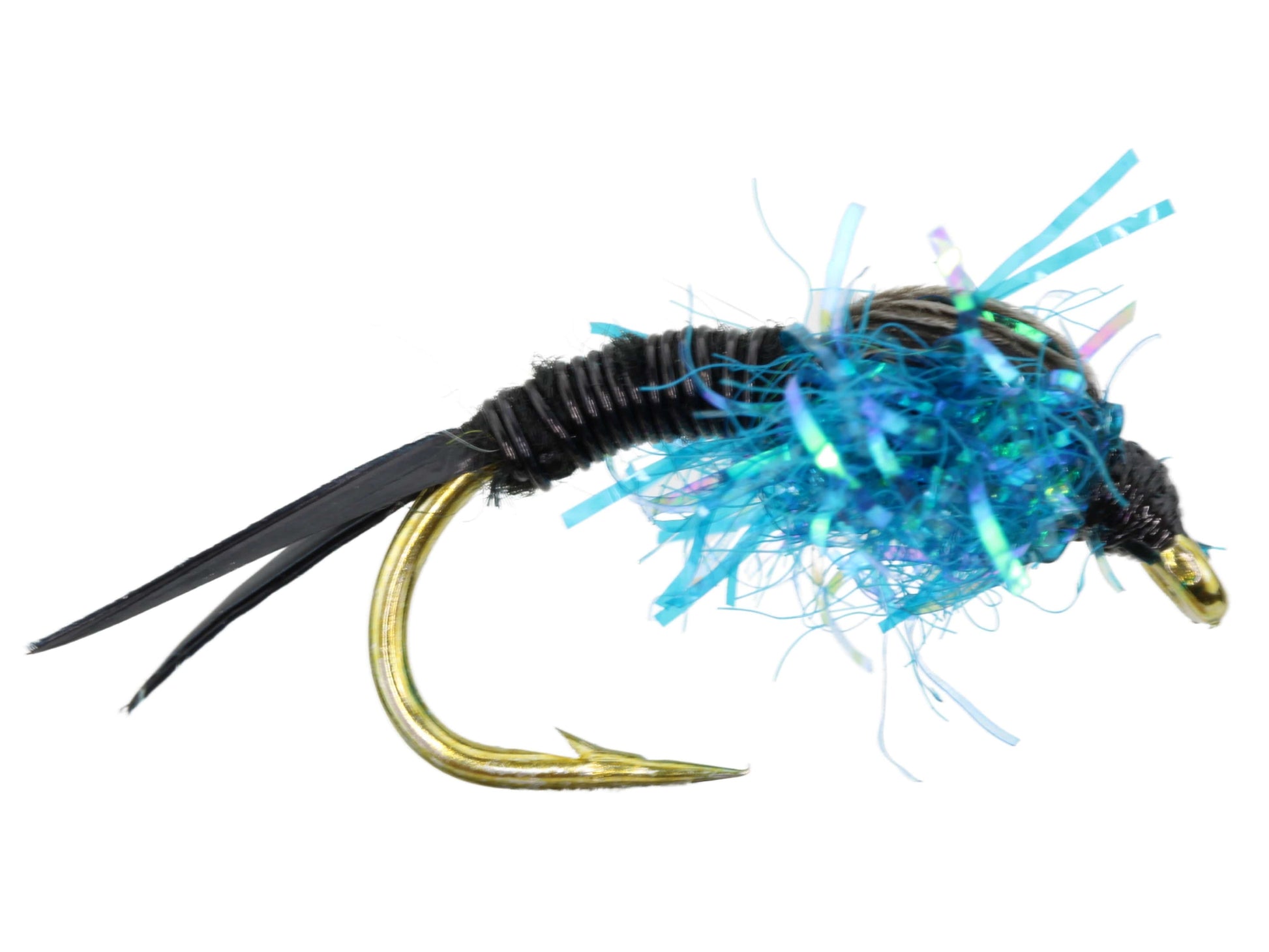 Wild Water Fly Fishing Estaz Stonefly, Metallic Blue, Size 6, Qty. 6-Goodwynn'sGoodwynn's