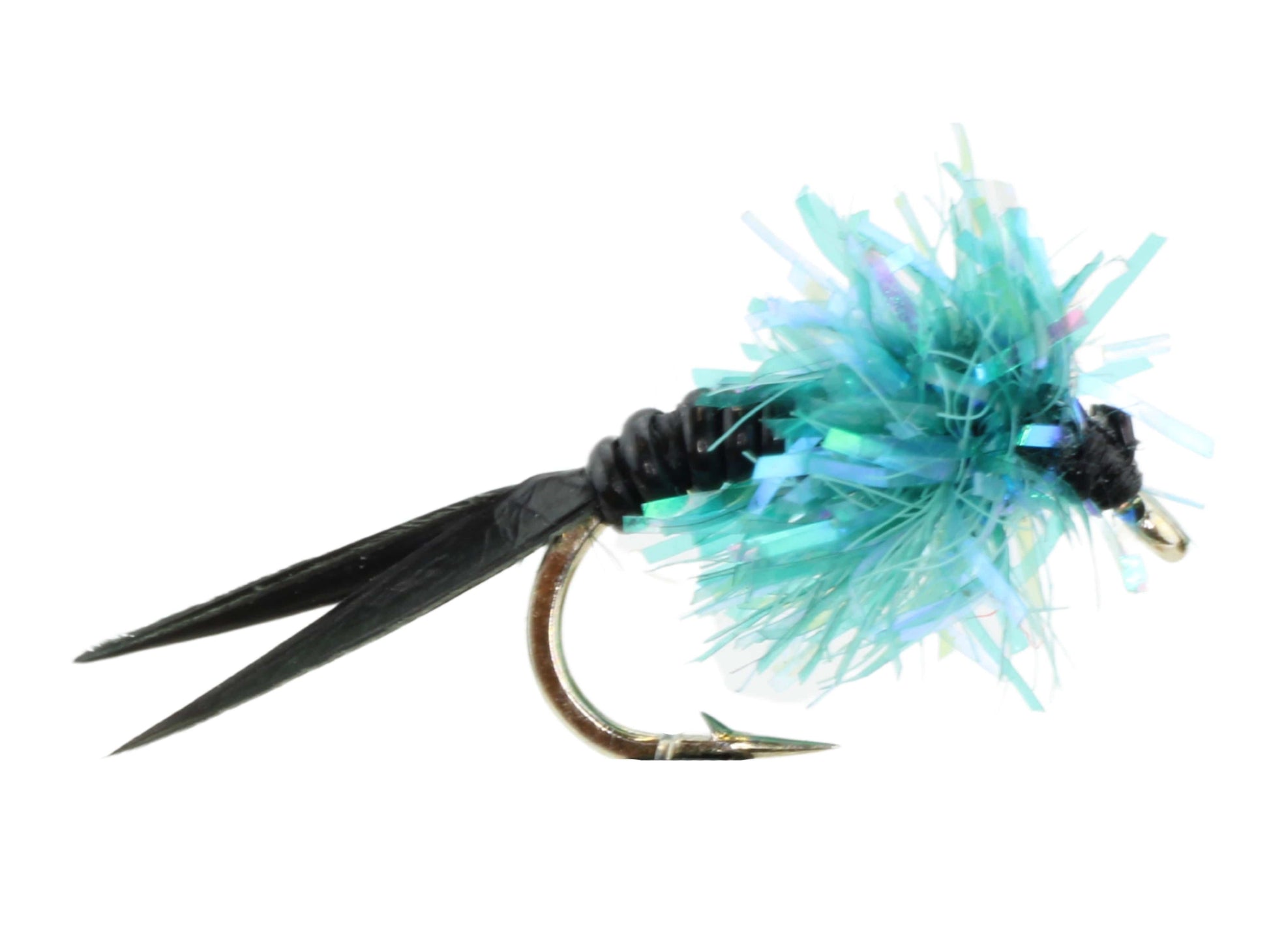 Wild Water Fly Fishing Estaz Stonefly, Metallic Blue, Size 12, Qty. 6-Goodwynn'sGoodwynn's