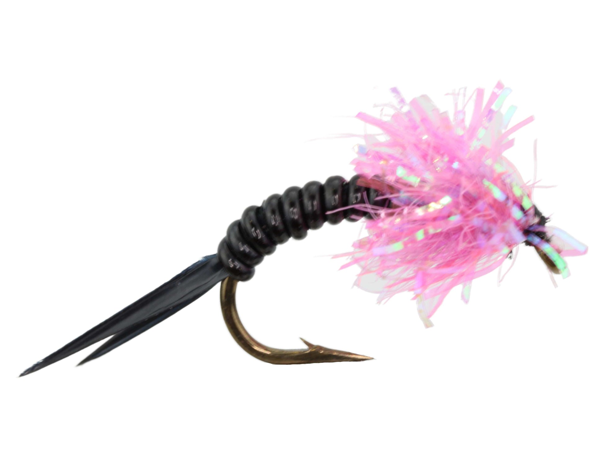 Wild Water Fly Fishing Estaz Stonefly, Metallic Pink, Size 6, Qty. 6-Goodwynn'sGoodwynn's