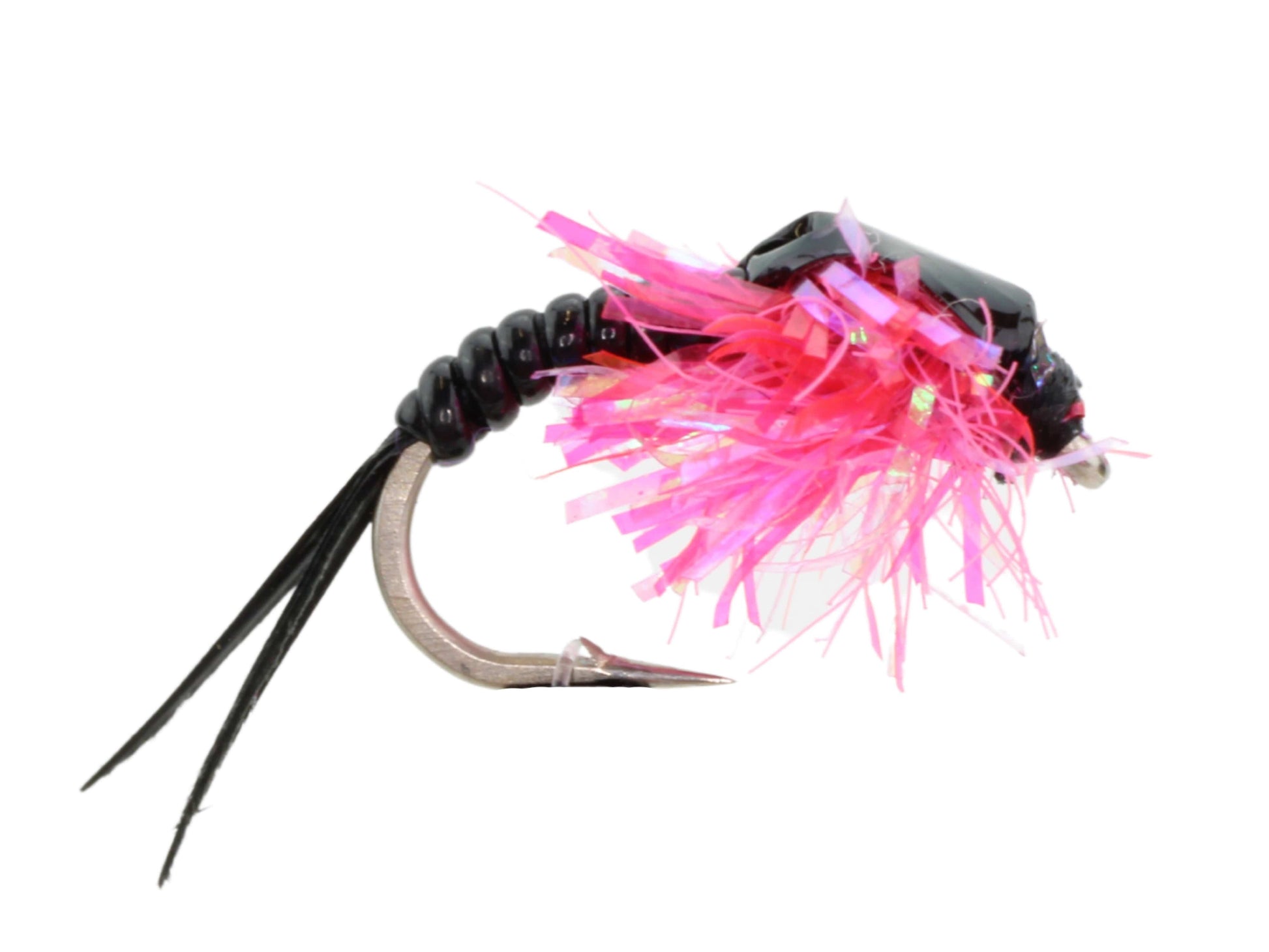 Wild Water Fly Fishing Estaz Stonefly, Metallic Pink, Size 12, Qty. 6-Goodwynn'sGoodwynn's