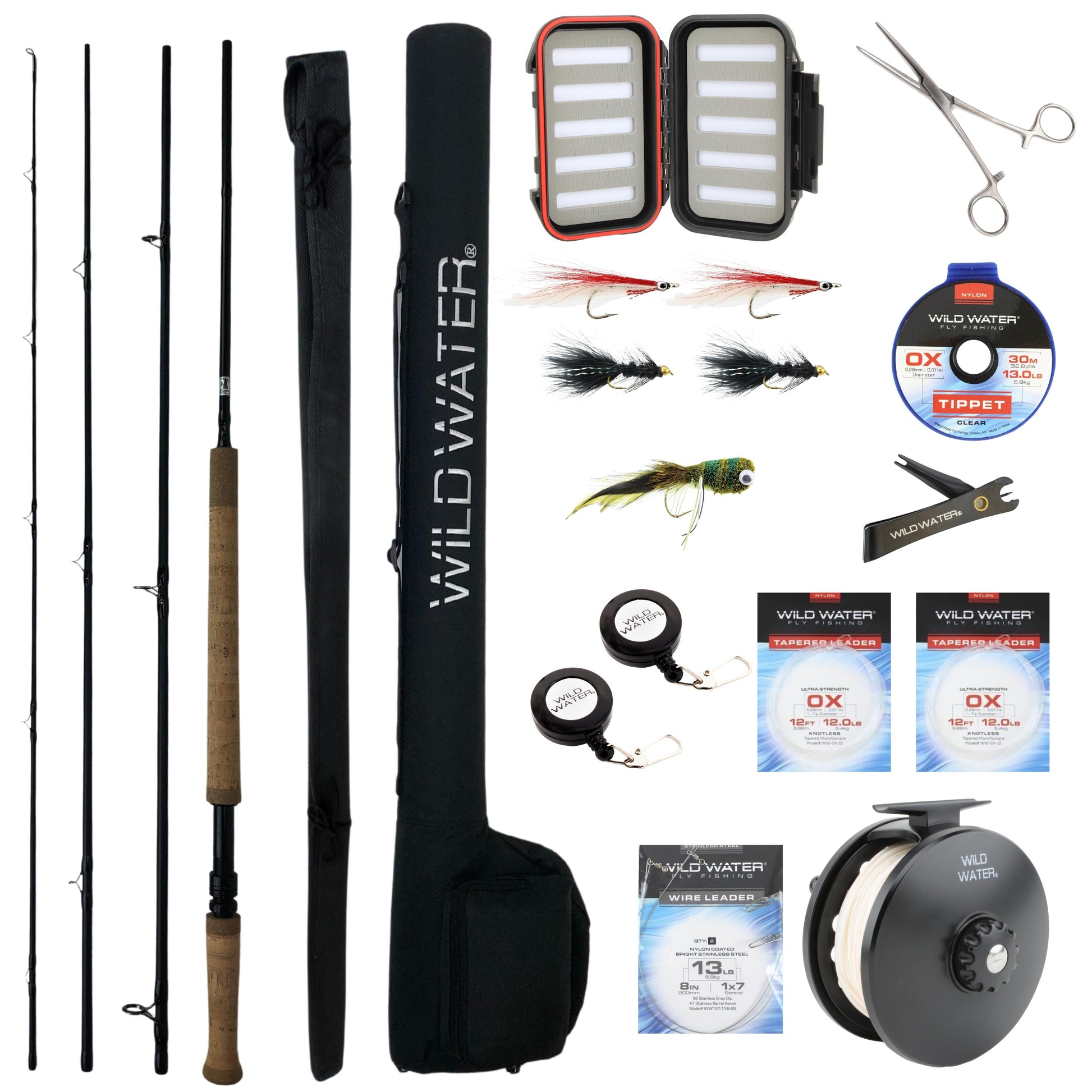 Wild Water Fly Fishing Kit for Bass and Pike, 11 ft 5 wt Switch Rod-Goodwynn'sGoodwynn's