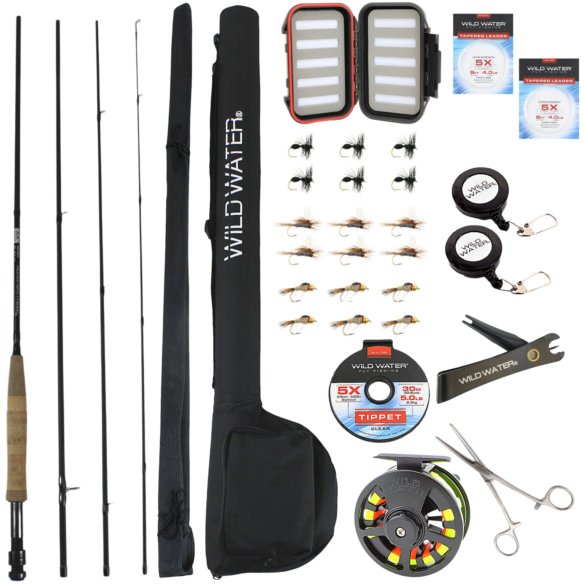 Wild Water Deluxe Fly Fishing Kit, 9 ft 5/6 wt Rod-Goodwynn'sGoodwynn's