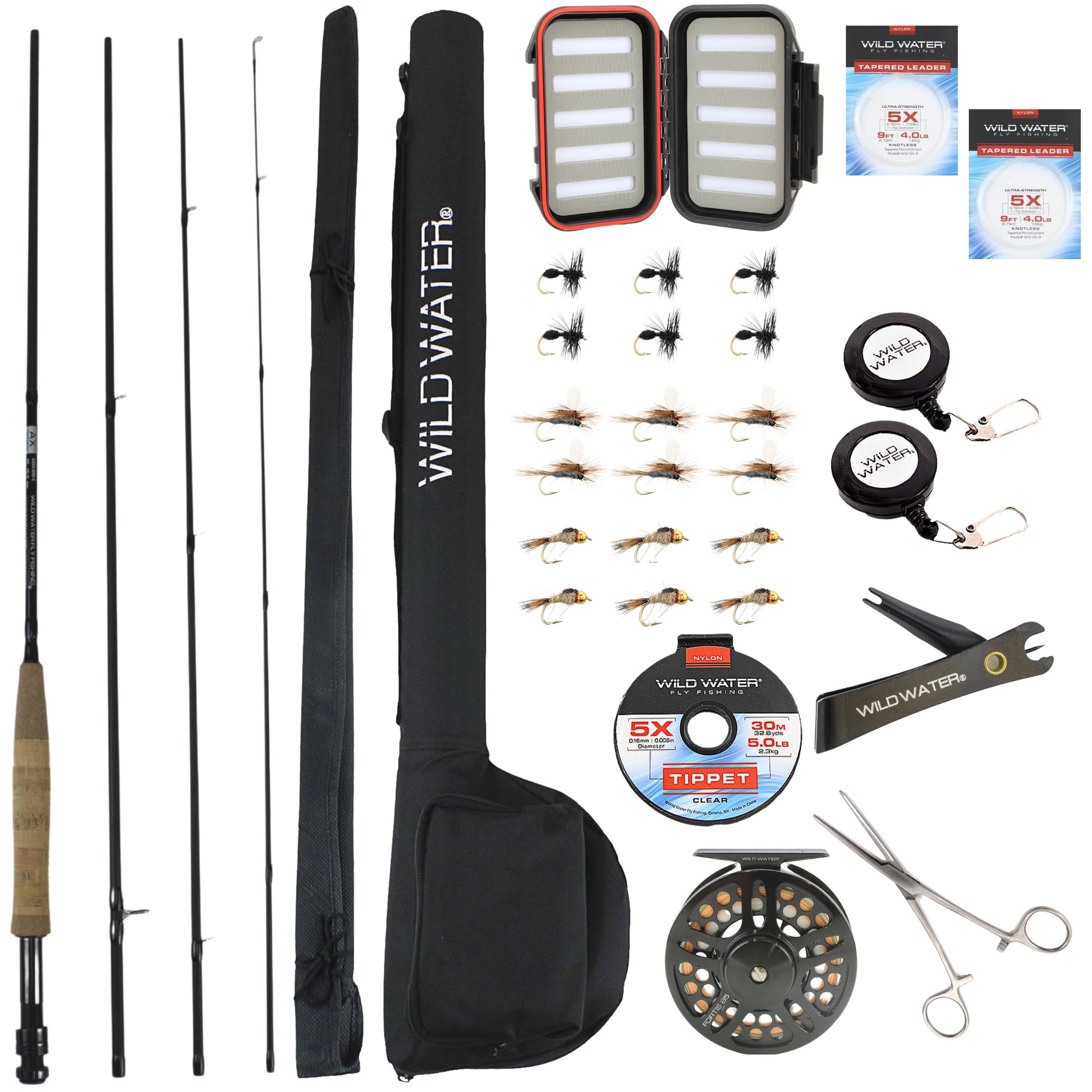 Wild Water CNC Fly Reel Fly Fishing Combo, 9 ft 5/6 wt-Goodwynn'sGoodwynn's