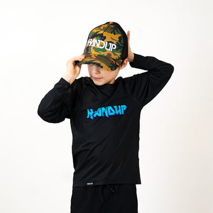 Youth Long Sleeve Lite Jersey - Metal Teal Logo