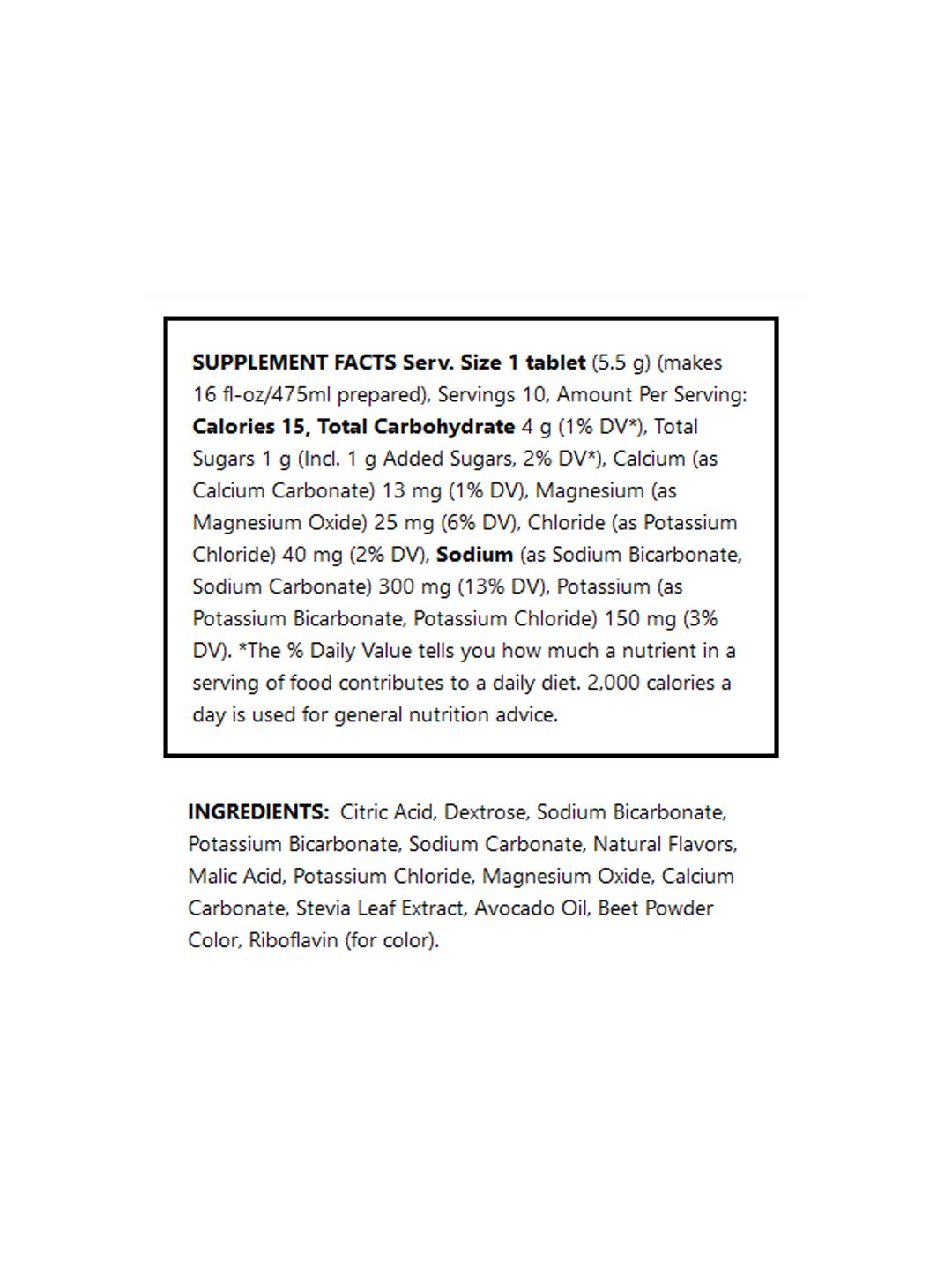 Supplement Nuun Sport Citrus Fruit 10 Serving-Goodwynn'sGoodwynn's