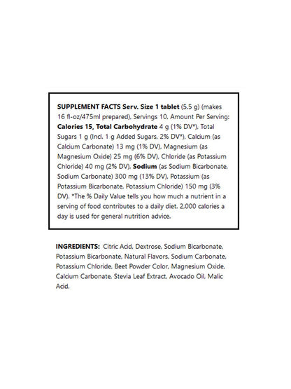 Supplement Nuun Sport Fruit Punch 10 Serving