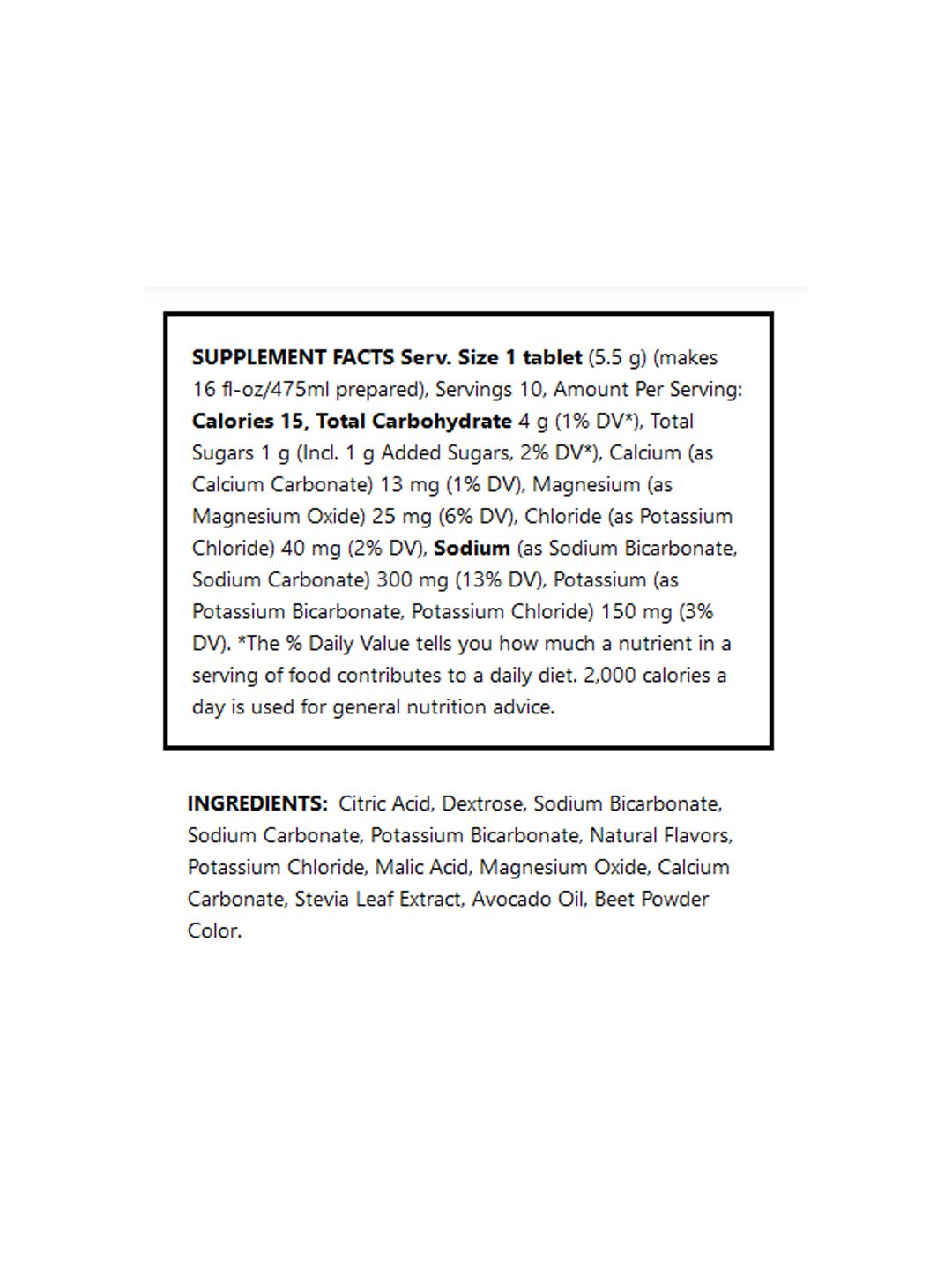 Supplement Nuun Sport Tropical Fruit 10 Serving