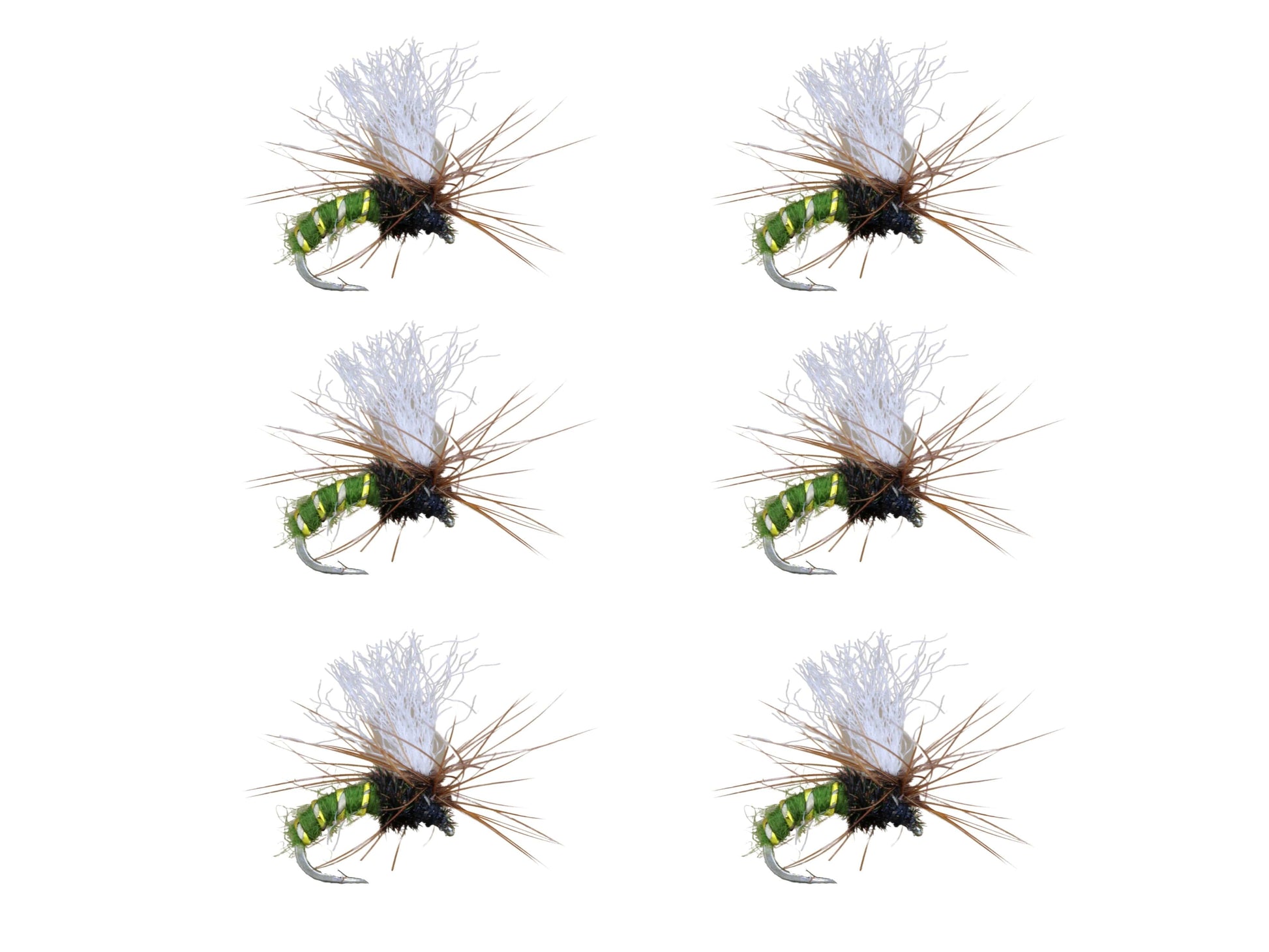 Wild Water Fly Fishing Olive Kinkhammer, Size 14, Qty. 6-Goodwynn'sGoodwynn's