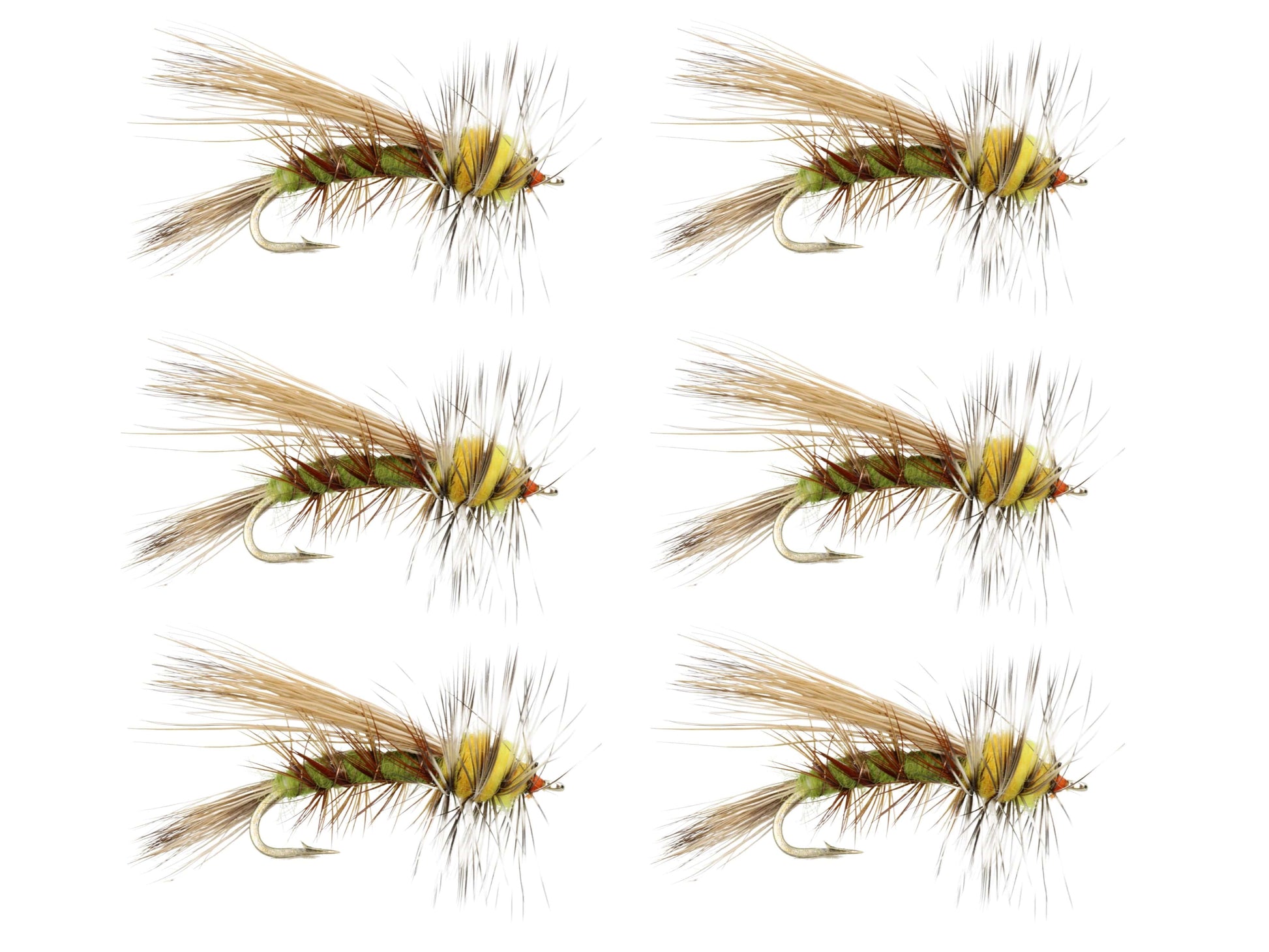 Wild Water Fly Fishing Olive Stimulator, Size 12, Qty. 6-Goodwynn'sGoodwynn's