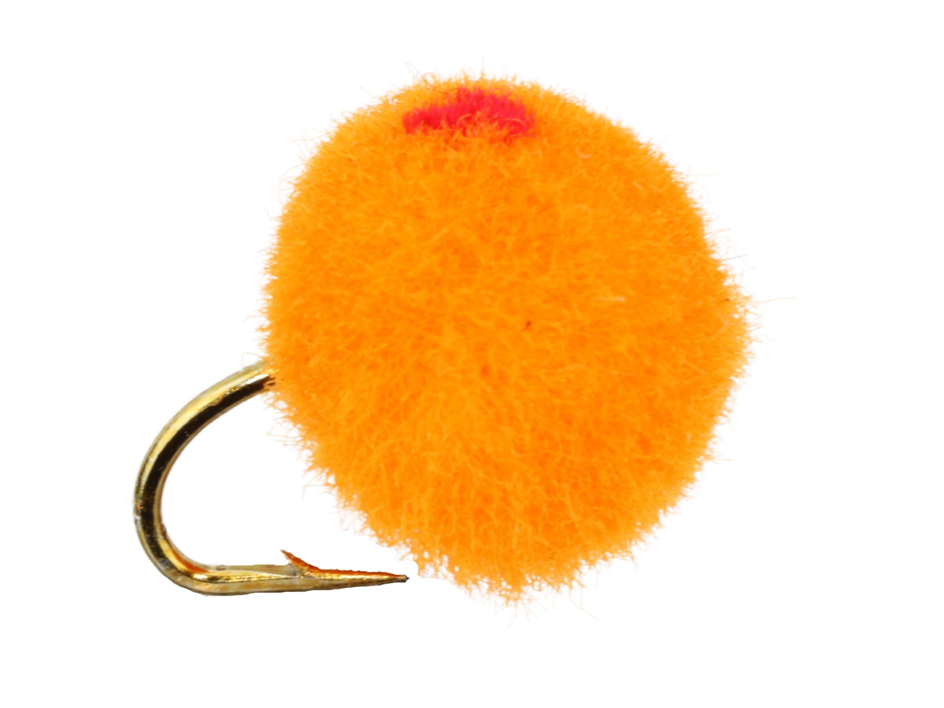 Wild Water Fly Fishing Orange Egg with Red Spot, Size 12, Qty. 6-Goodwynn'sGoodwynn's