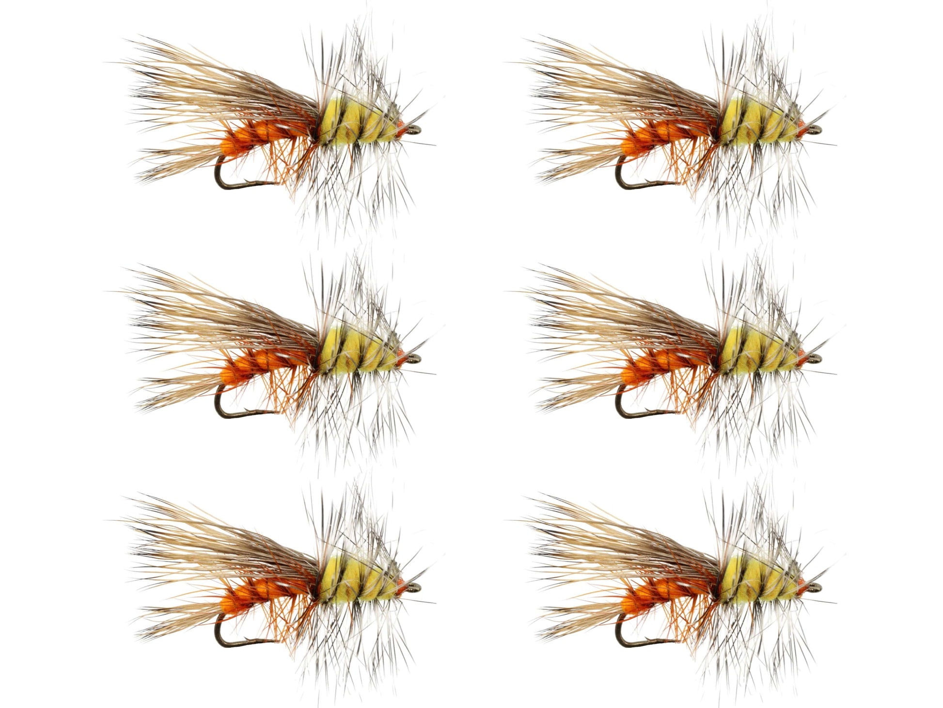 Wild Water Fly Fishing Orange Stimulator, Size 12, Qty. 6-Goodwynn'sGoodwynn's