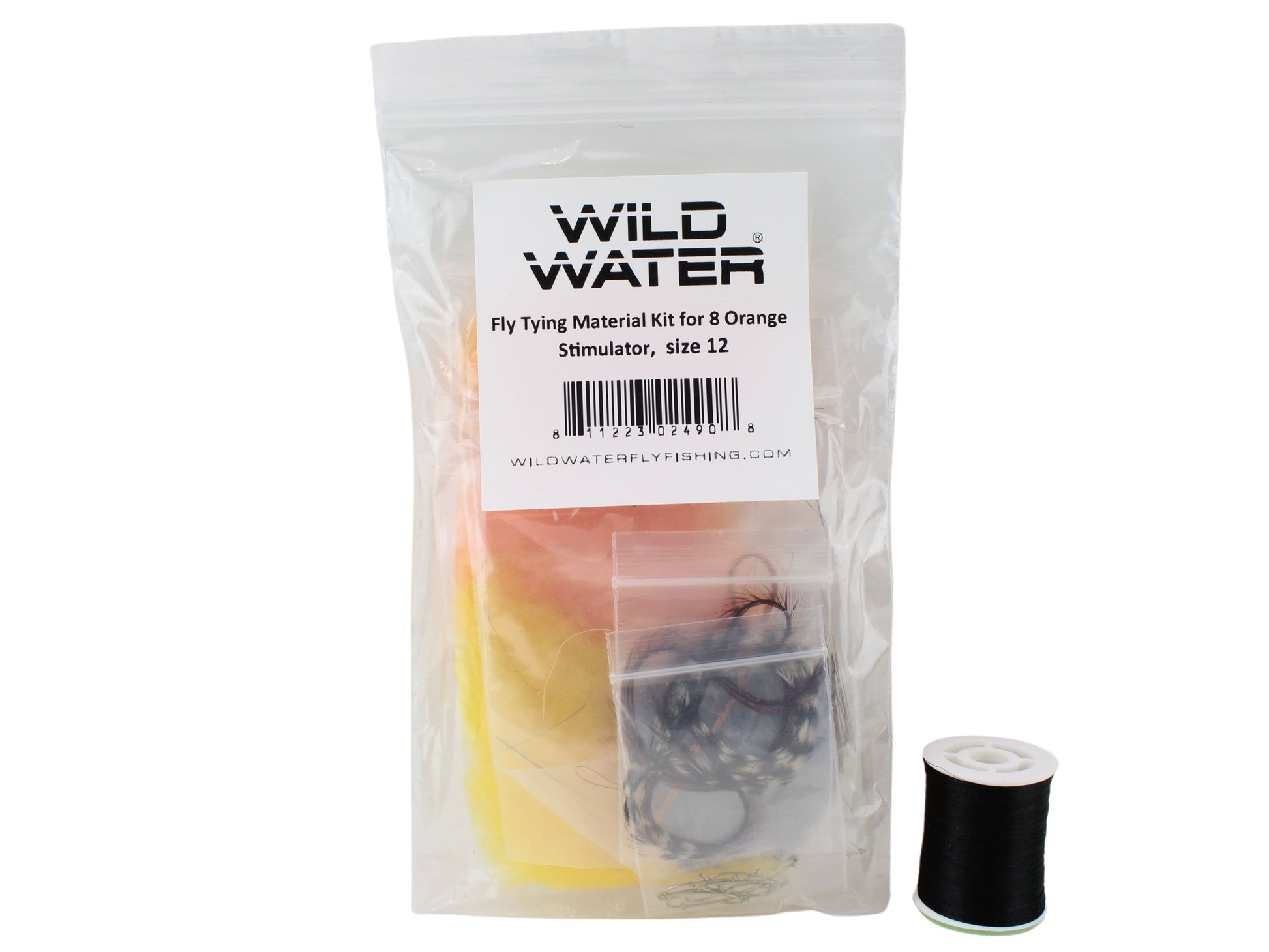 Wild Water Fly Fishing Fly Tying Material Kit, Orange Stimulator-Goodwynn'sGoodwynn's