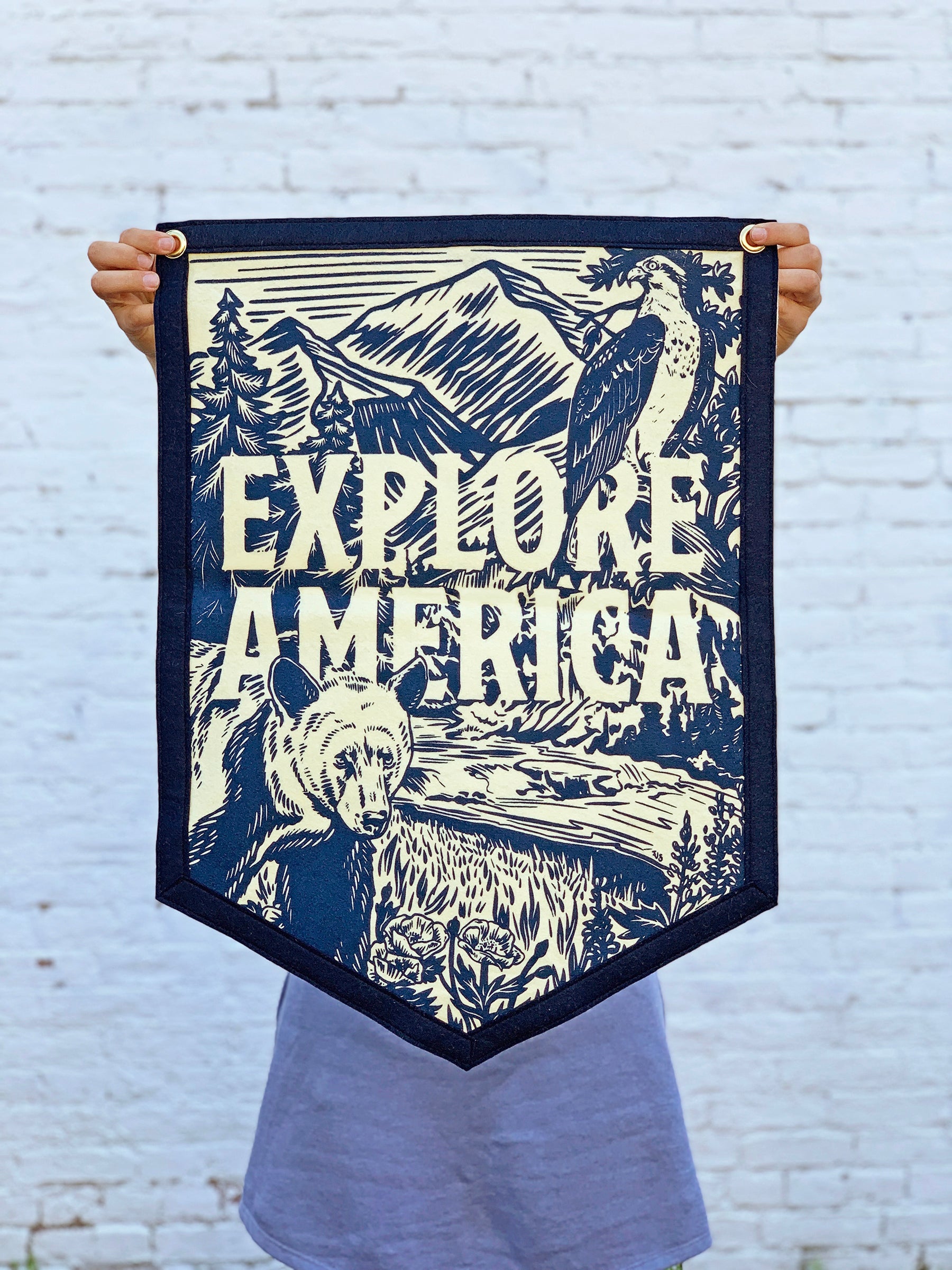 Explore America Camp Flag-Goodwynn'sGoodwynn's