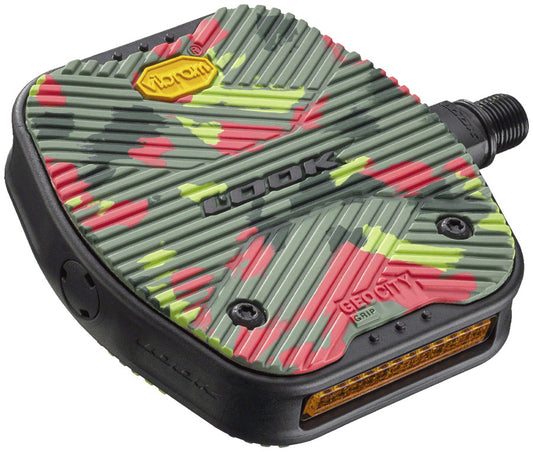 LOOK Geo City Grip Pedals - Platform 9/16" Camo-Goodwynn's