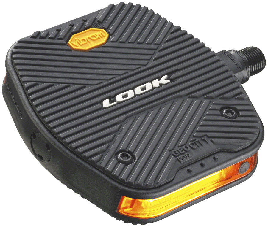 LOOK GEO CITY VISION GRIP Pedals - Platform Chromoly 9/16 Black-Goodwynn'sGoodwynn's