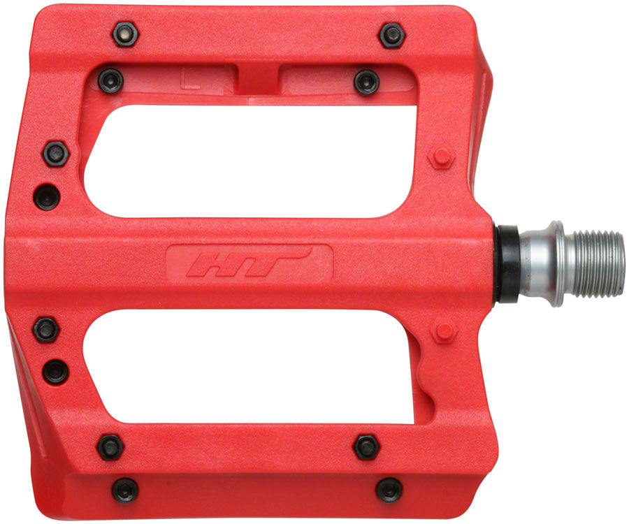 HT Components PA12A Pedals - Platform Composite 9/16" Red-Goodwynn'sGoodwynn's