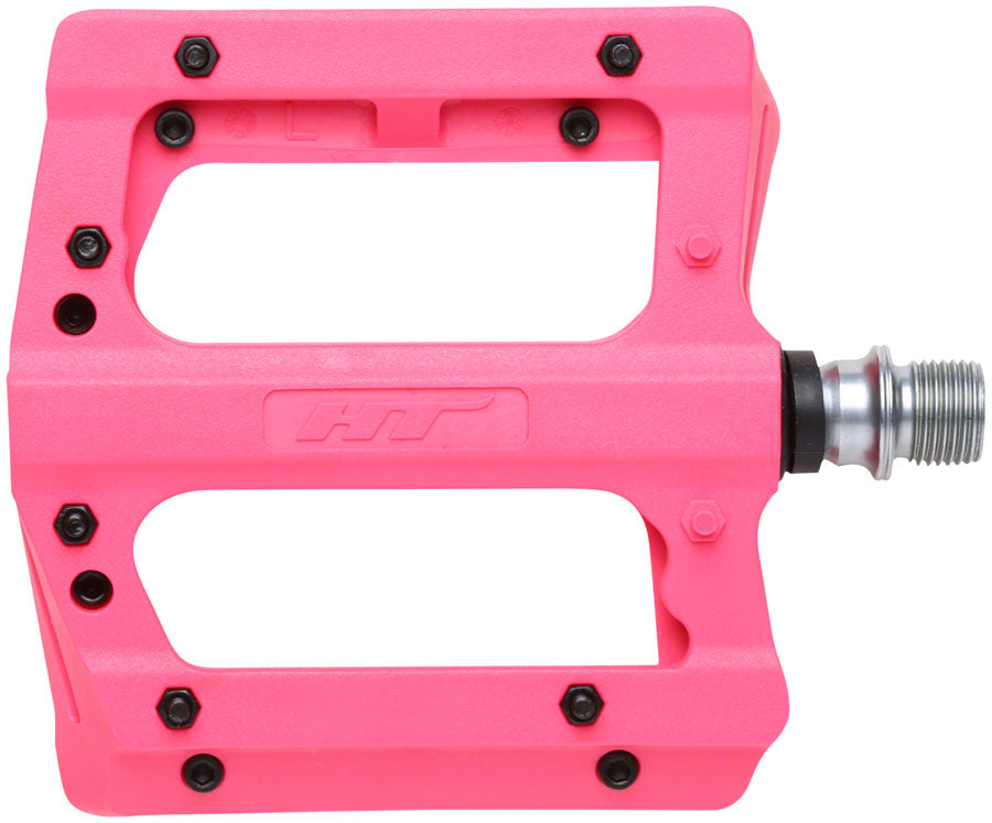 HT Components PA12A Pedals - Platform Composite 9/16" Neon Pink-Goodwynn'sGoodwynn's