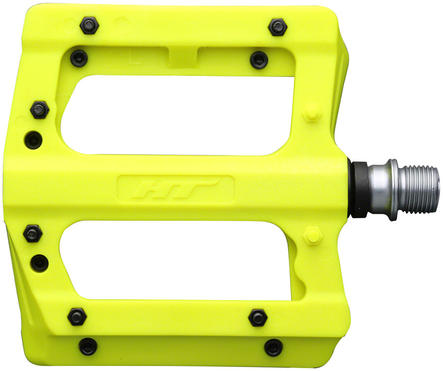 HT Components PA12A Pedals - Platform Composite 9/16" Neon Yellow-Goodwynn'sGoodwynn's