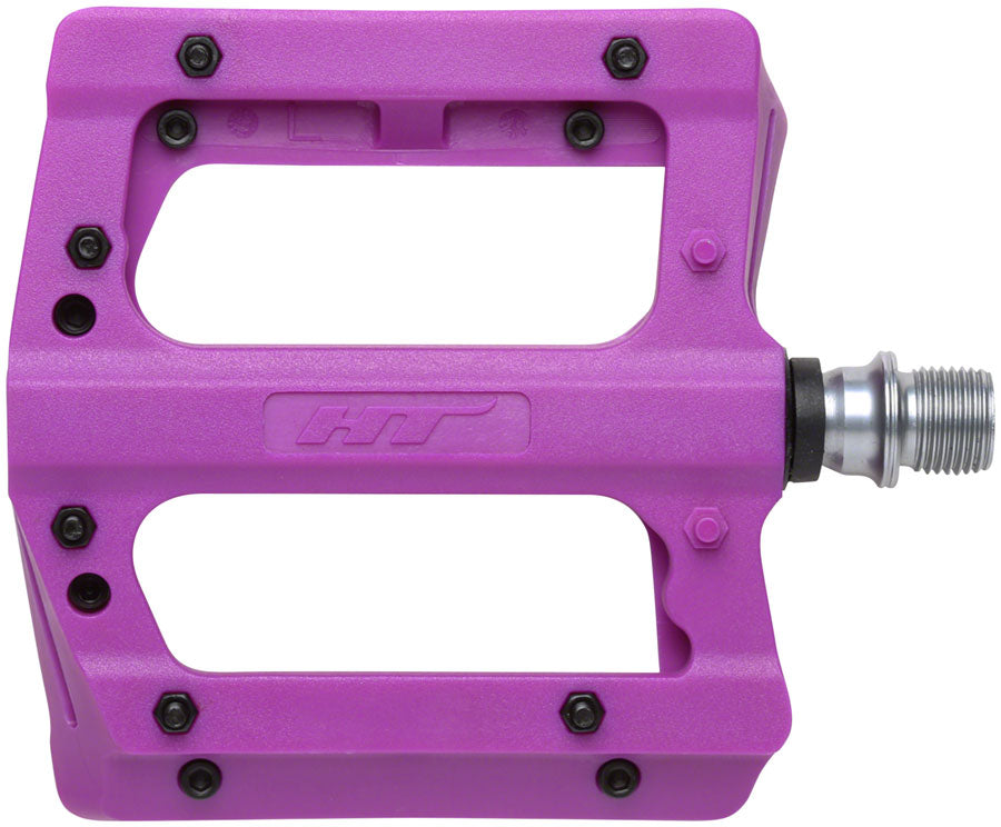 HT Components PA12A Pedals - Platform Composite 9/16" Dark Purple-Goodwynn'sGoodwynn's