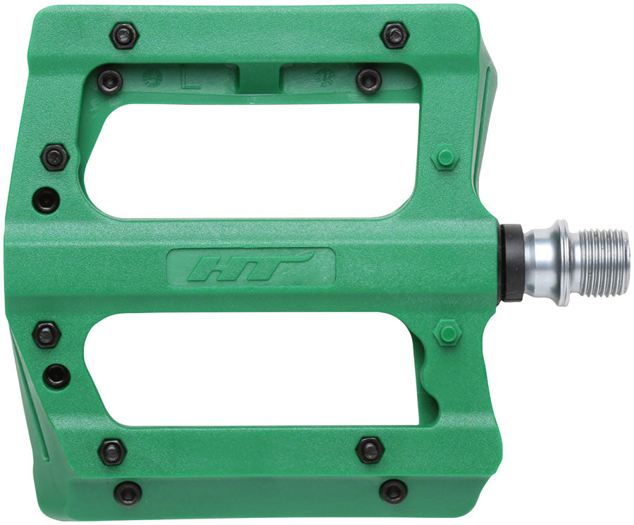 HT Components PA12A Pedals - Platform Composite 9/16" Green-Goodwynn'sGoodwynn's
