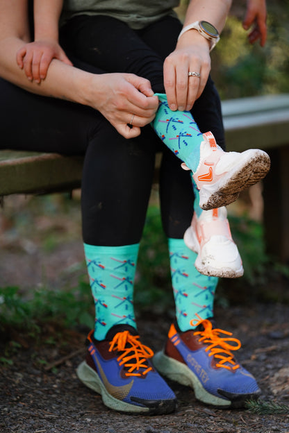 Kid Size - The Athletic PDX Airport Carpet Sock