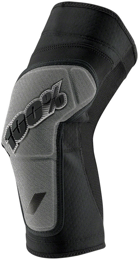 100% Ridecamp Knee Guards - Black/Gray Large-Goodwynn'sGoodwynn's