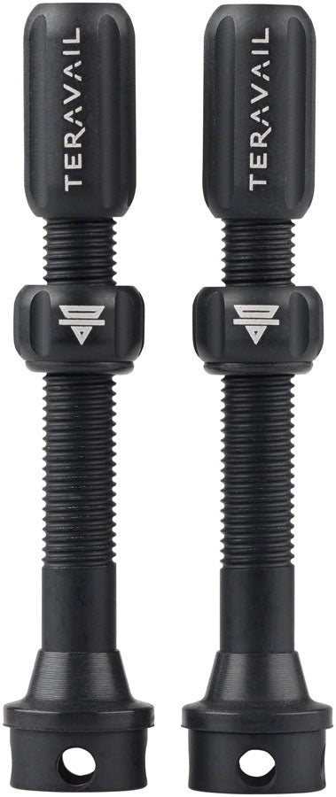 Teravail Alloy Tubeless Valves - Pair 48mm  Matte Black-Goodwynn&#39;sGoodwynn&#39;s