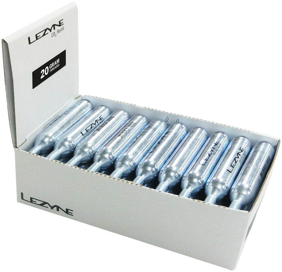 Lezyne 20g CO2 Cartridge Display Box of 30-Goodwynn'sGoodwynn's