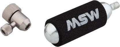 MSW Jetstream Kit Jetstream Adjustable Inflation Head one 38g CO2 cartridge Protective Sleeve
