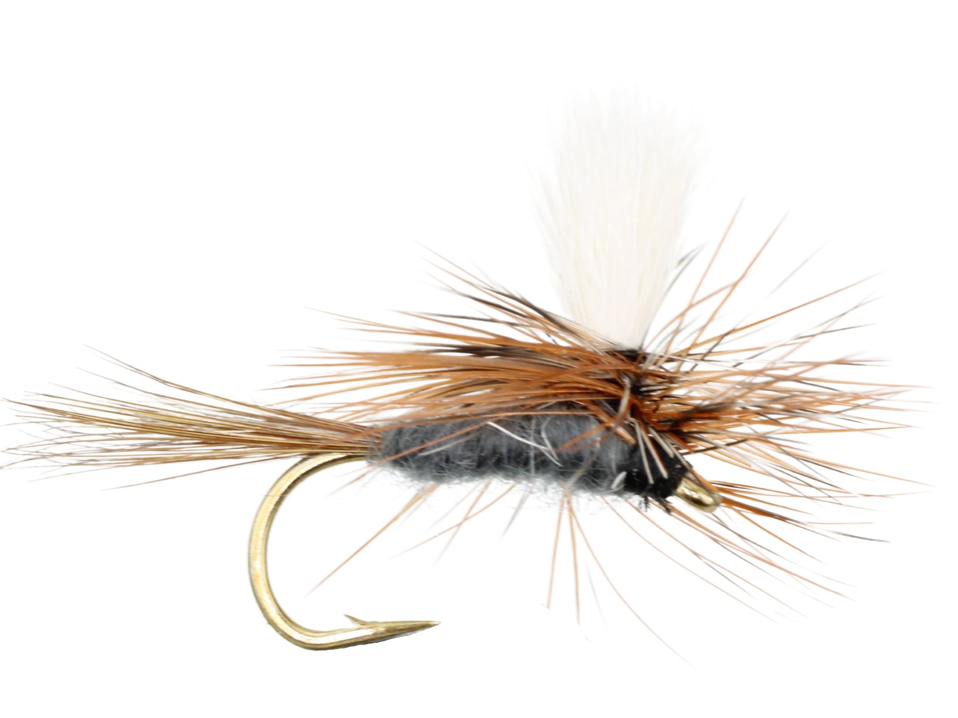 Wild Water Fly Fishing Parachute Adams, Size 12, Qty. 6-Goodwynn'sGoodwynn's