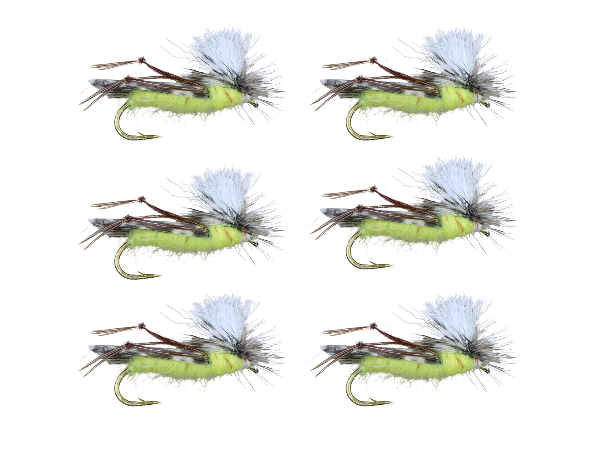 Wild Water Fly Fishing Parachute Hopper, Size 10, Qty. 6-Goodwynn'sGoodwynn's