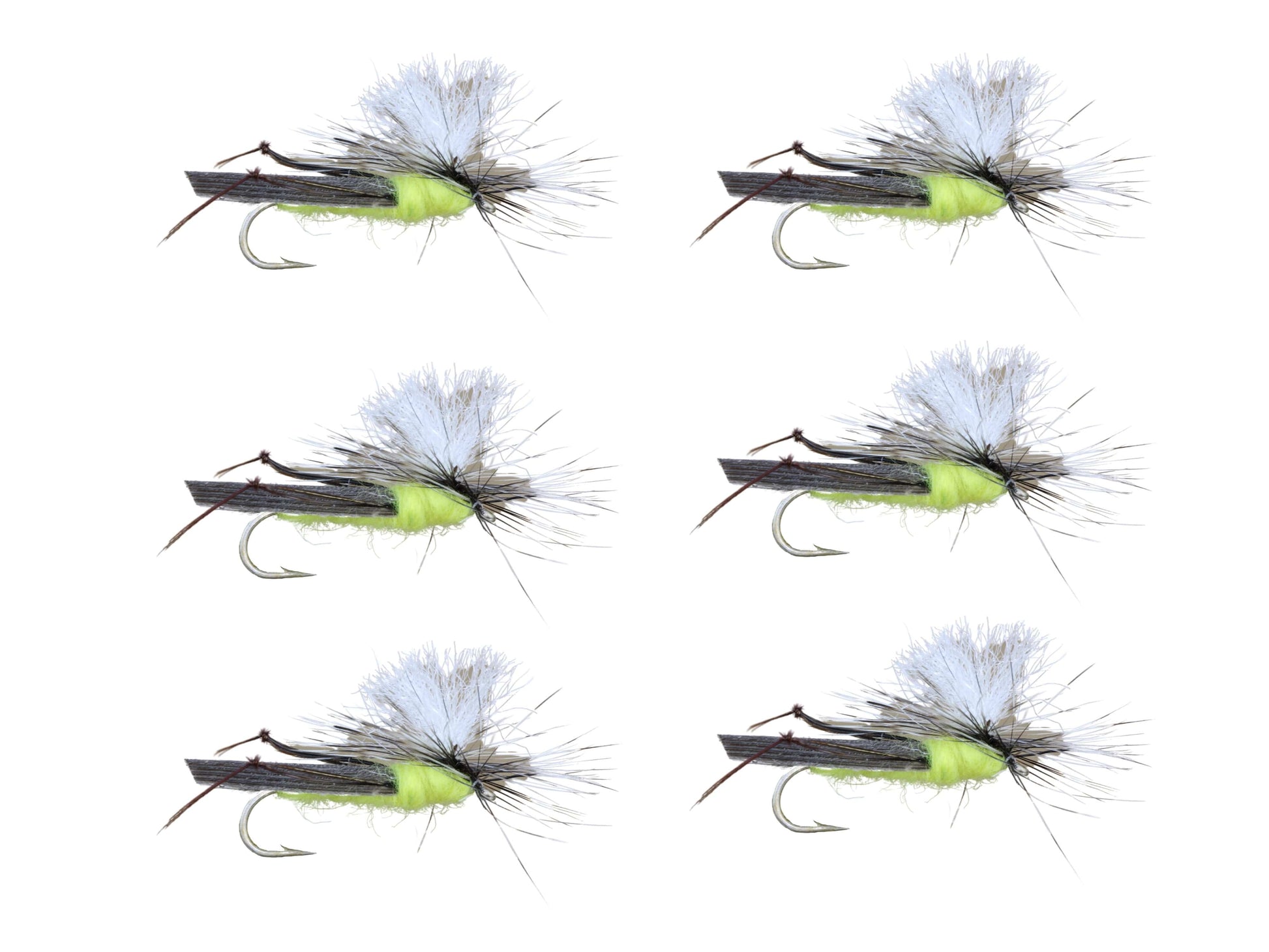 Wild Water Fly Fishing Parachute Hopper, Size 12, Qty. 6-Goodwynn'sGoodwynn's