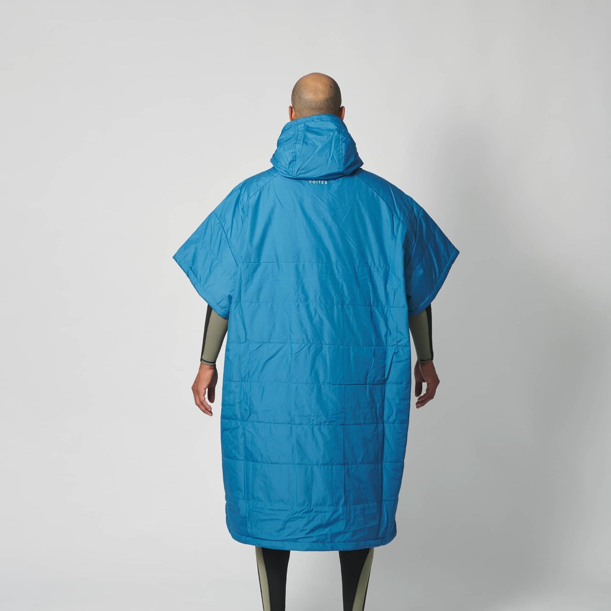 VOITED 2nd Edition Outdoor Poncho for Surfing, Camping, Vanlife & Wild Swimming - Blue Steel-Goodwynn'sGoodwynn's