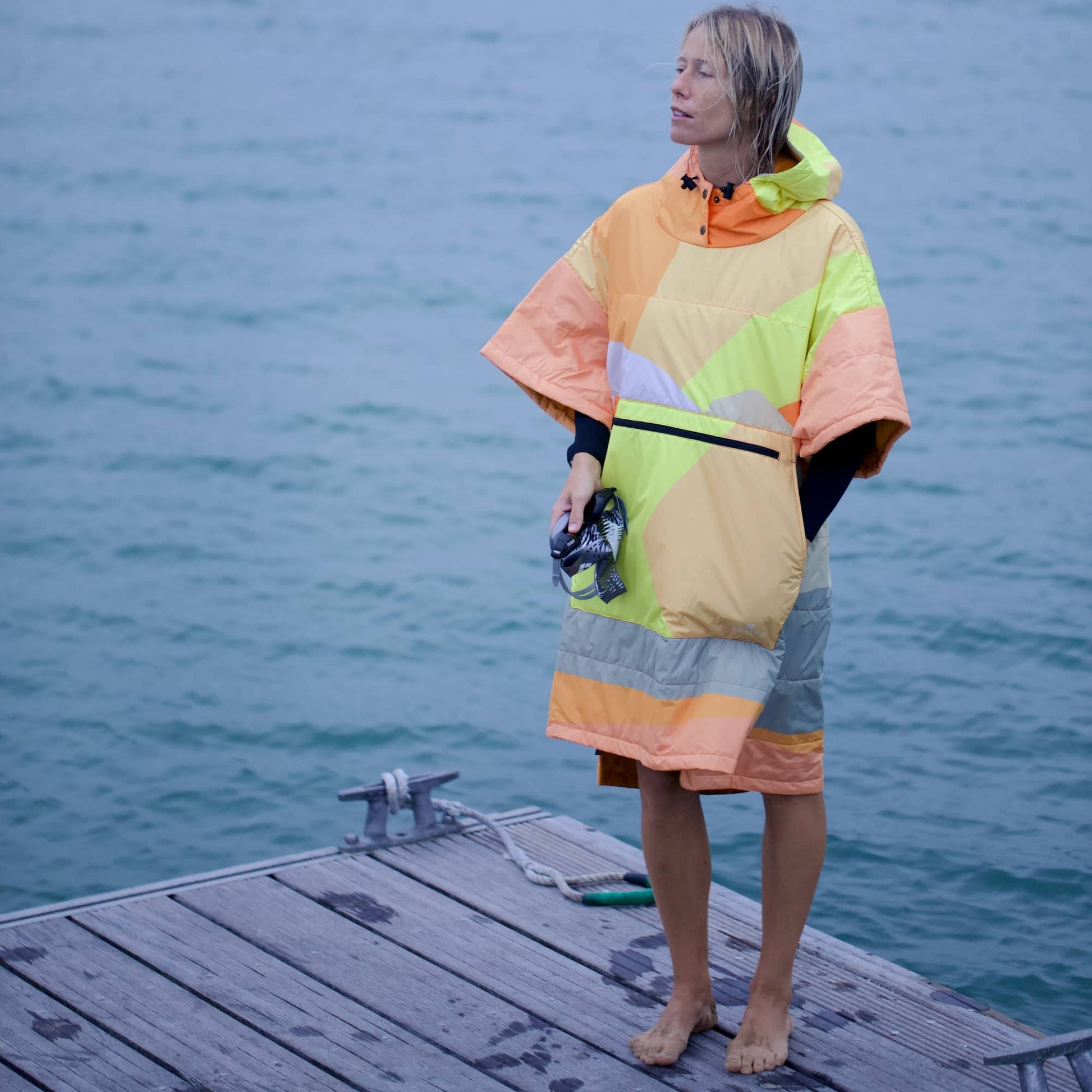 VOITED 2nd Edition Outdoor Poncho for Surfing, Camping, Vanlife & Wild Swimming - Sunscape-Goodwynn'sGoodwynn's