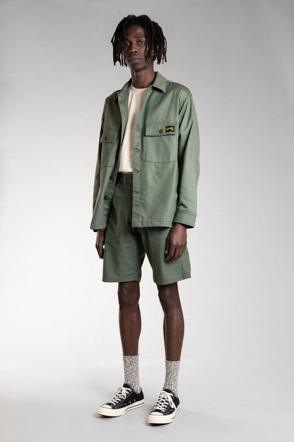 FATIGUE SHORT (OLIVE SATEEN) 5501