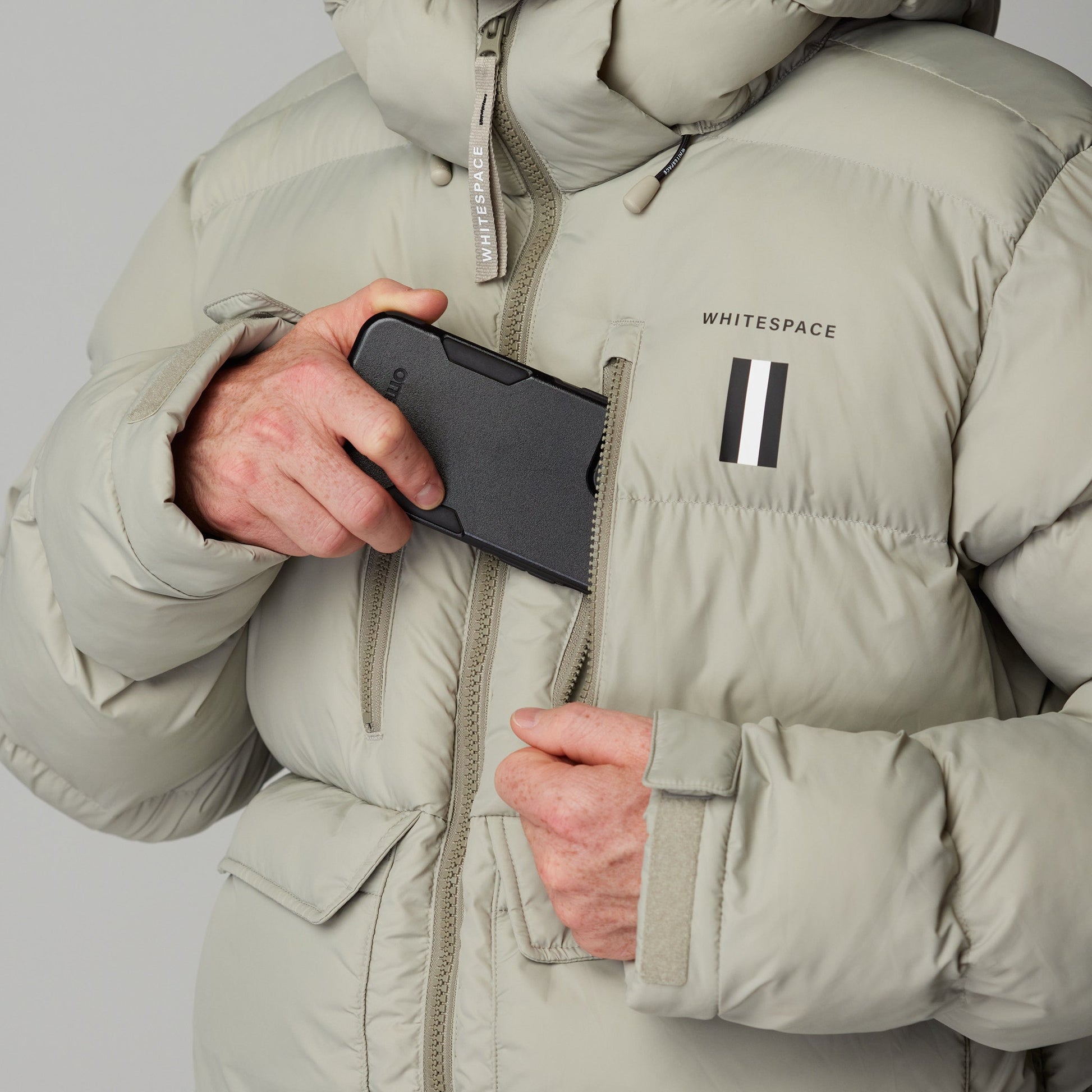 SW Signature Puffy Jacket - Fog Khaki-Goodwynn'sGoodwynn's
