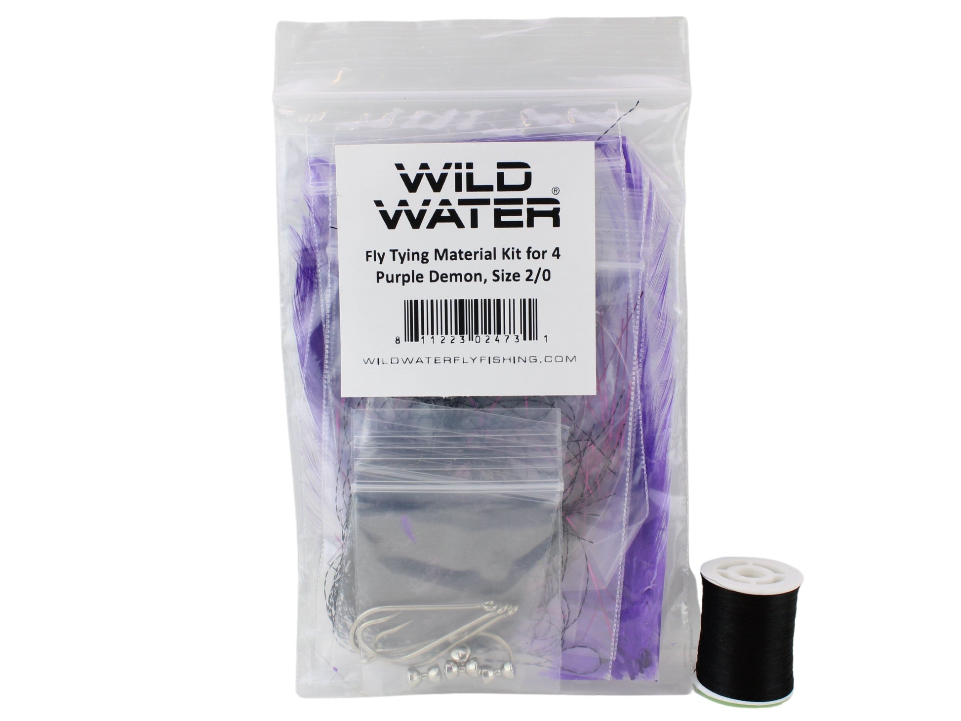 Wild Water Fly Fishing Fly Tying Material Kit, Purple Demon-Goodwynn'sGoodwynn's