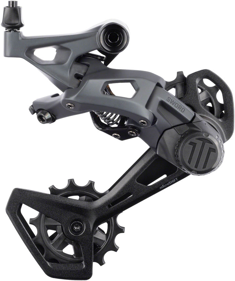 microSHIFT Sword Rear Derailleur - 10-Speed Long Cage Compatible Sword 2x Gray-Goodwynn'sGoodwynn's
