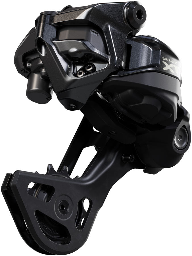 Shimano Deore XT RD-M8250-GS Di2 Wireless Rear Derailleur - 12-Speed Medium Cage Shadow ES BLK/Gray-Goodwynn'sGoodwynn's