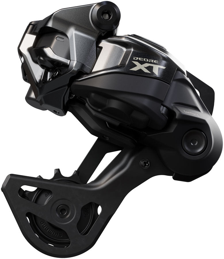 Shimano Deore XT RD-M8250-GS Di2 Wireless Rear Derailleur - 12-Speed Medium Cage Shadow ES BLK/Gray-Goodwynn'sGoodwynn's