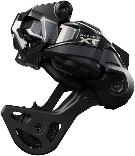 Shimano Deore XT RD-M8250-GS Di2 Wireless Rear Derailleur - 12-Speed Medium Cage Shadow ES BLK/Gray-Goodwynn's