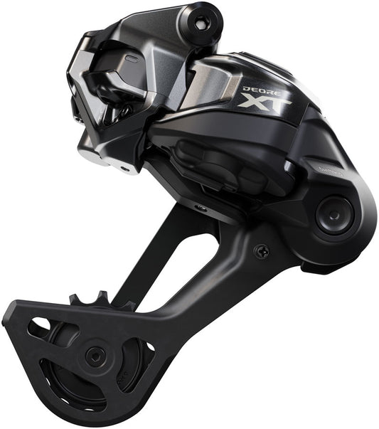 Shimano Deore XT RD-M8250-SGS Di2 Wireless Rear Derailleur - 12-Speed Long Cage Shadow ES BLK/Gray-Goodwynn's