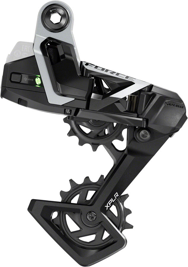 SRAM Force XPLR AXS Rear Derailleur - For Force XPLR 1x 13-Speed 46t Max UDH Hangerless Battery Not Included BLK/Silver E1-Goodwynn'sGoodwynn's
