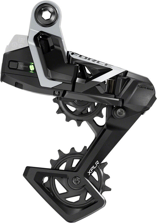 SRAM Force XPLR AXS Rear Derailleur - For Force XPLR 1x 13-Speed 46t Max UDH Hangerless Battery Not Included BLK/Silver E1-Goodwynn's