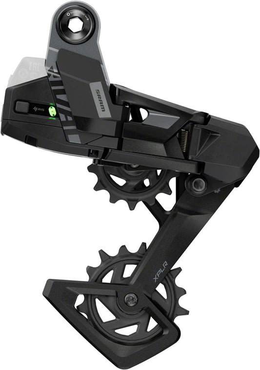 SRAM Rival XPLR AXS Rear Derailleur - For Rival XPLR 1x 13-Speed 46t Max UDH Hangerless Battery Not Included BLK/Silver E1-Goodwynn's