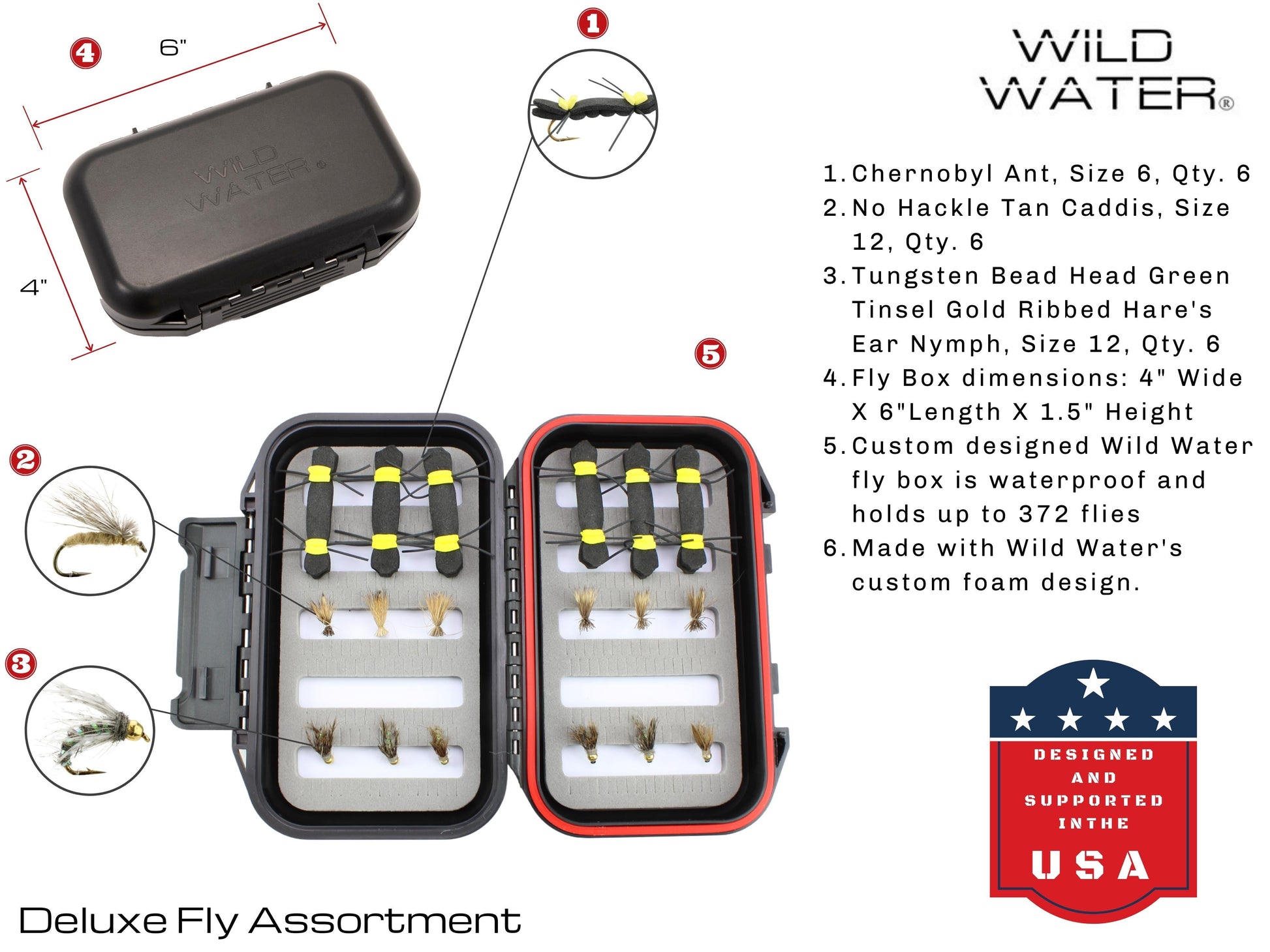 Wild Water Deluxe Fly Fishing Kit, 9 ft 3/4 wt Rod-Goodwynn'sGoodwynn's