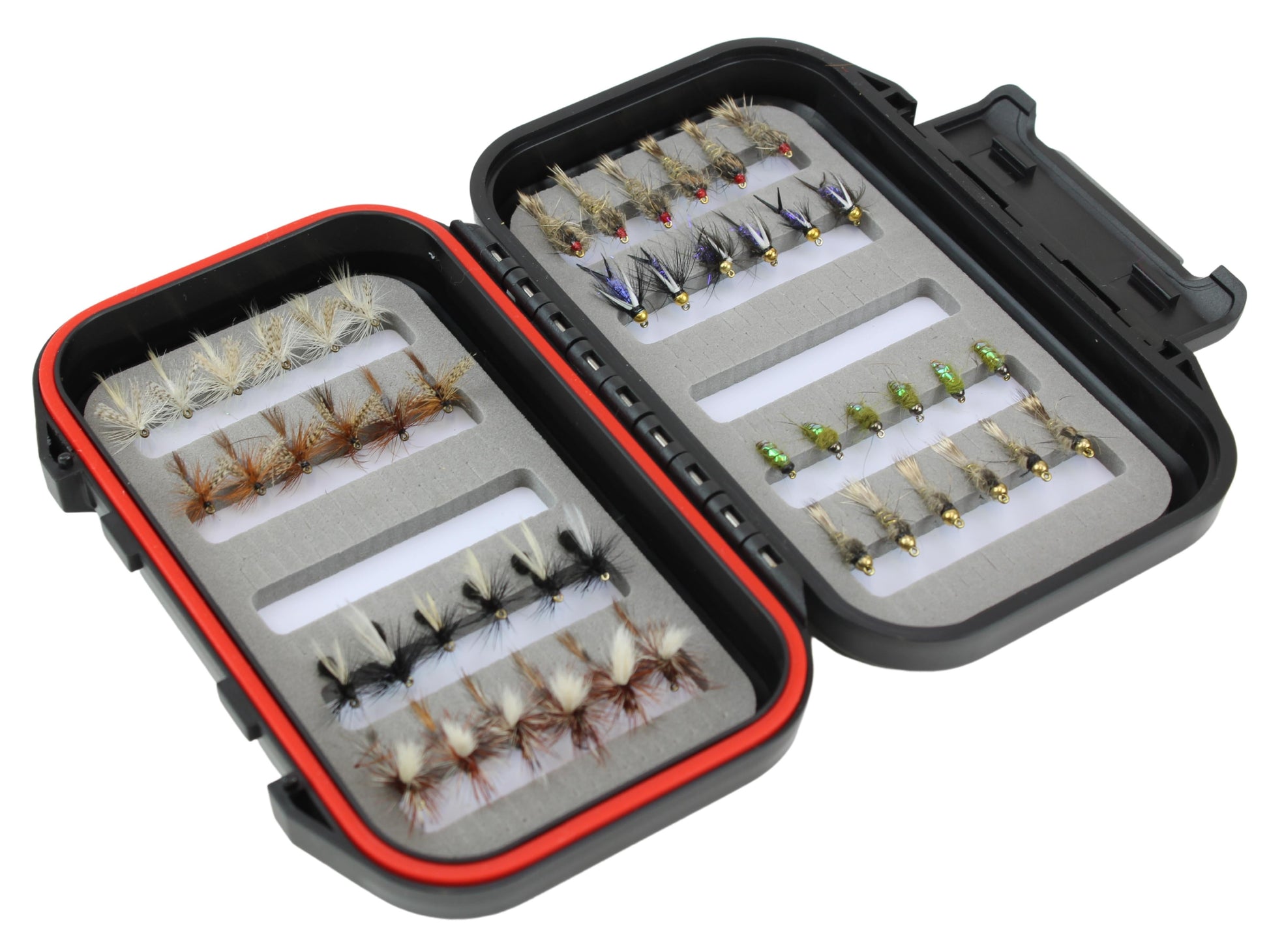 Wild Water Dry and Nymph Assortment, 48 Flies with Small Fly Box-Goodwynn'sGoodwynn's