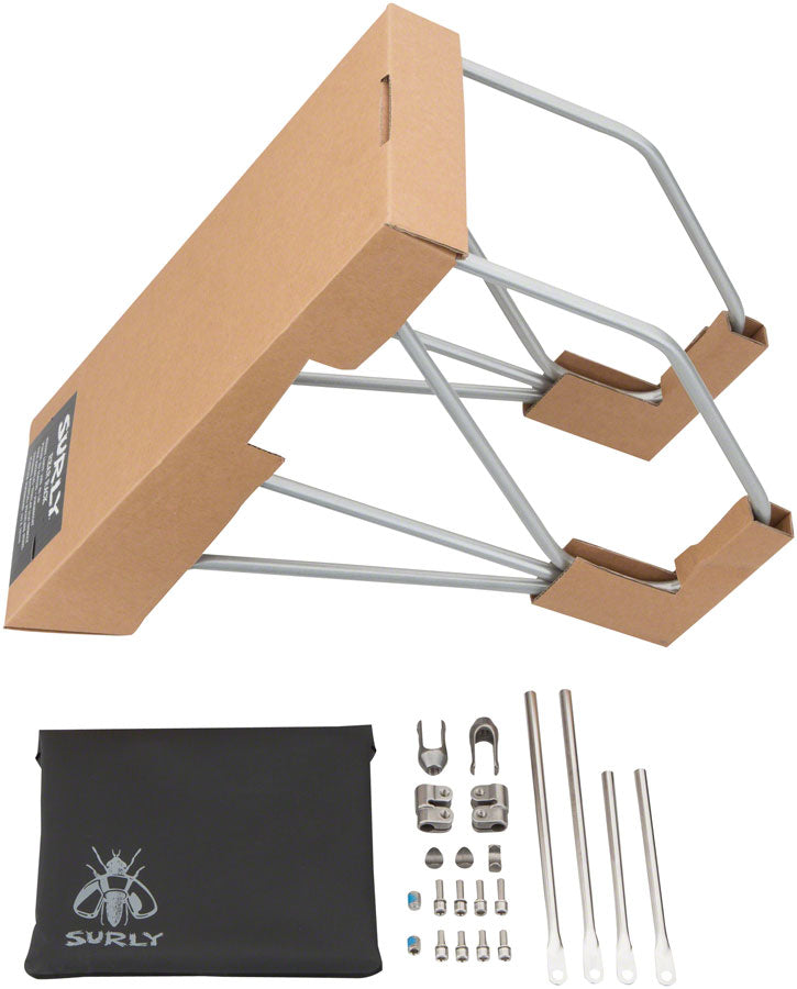 Surly 26"-29" CroMoly Rear Rack: Silver-Goodwynn'sGoodwynn's