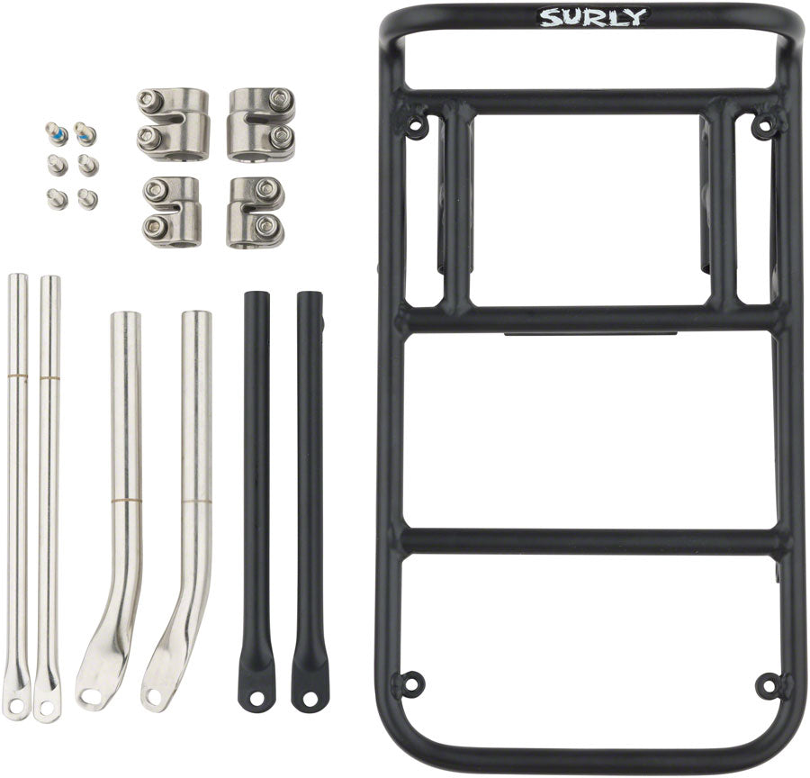 Surly 8-Pack Rack Front Rack - Steel Black-Goodwynn'sGoodwynn's
